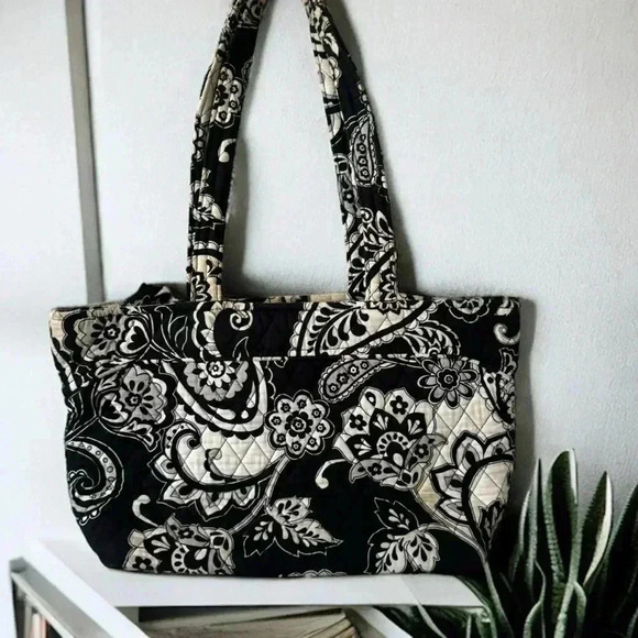Vera Bradley Handbags - Vera  Bradley Midnight Paisley Tote Handbag